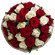 bouquet of red and white roses. Singapore