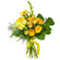 Yellow bouquet of roses and chrysanthemum. Singapore